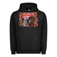 Pigment Black Valentine heifers Urban Hoodie - RanaPortraitStore