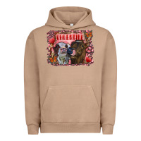 Pigment Burro Valentine heifers Urban Hoodie - RanaPortraitStore