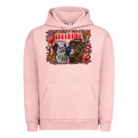 Pigment Salmon Valentine heifers Urban Hoodie - RanaPortraitStore