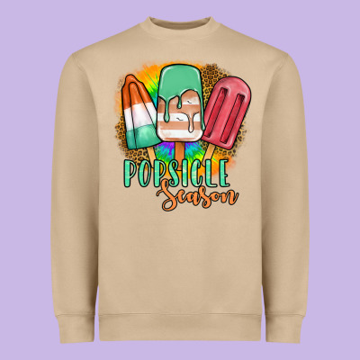 Popsicle Season Heavyweight Sweatshirt Designed By Jahusdesignshop