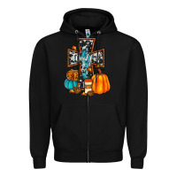 Black thankful cross Zipper Hoodie - JahusDesignShop