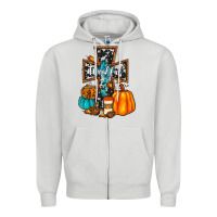 Dove Grey thankful cross Zipper Hoodie - JahusDesignShop