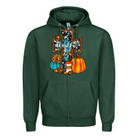 Sports Green thankful cross Zipper Hoodie - JahusDesignShop