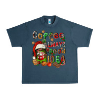Midnight Navy coffee is always a good idea Urban Heavy Tee - FaDigitalArtStudio