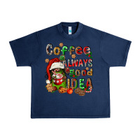 Navy coffee is always a good idea Urban Heavy Tee - FaDigitalArtStudio