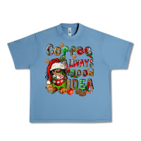 Pebble Blue coffee is always a good idea Urban Heavy Tee - FaDigitalArtStudio