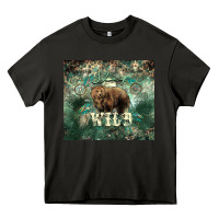 Asphalt Stay wild Bear tumbler Heavy Core Tee - HowdyJamesFarm