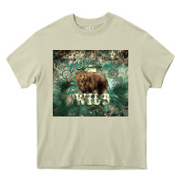 Mossy Stay wild Bear tumbler Heavy Core Tee - HowdyJamesFarm