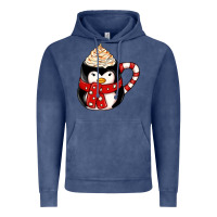 Vintage Denim coffee cups animal Vintage Hoodie - CowhideDigitalArt