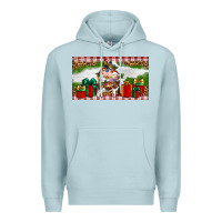 Blue Mist Stocked christmas farm Premium Hoodie - Artiststas