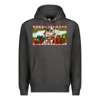 Charcoal Heather Stocked christmas farm Premium Hoodie - Artiststas