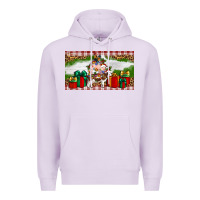 Lilac Stocked christmas farm Premium Hoodie - Artiststas