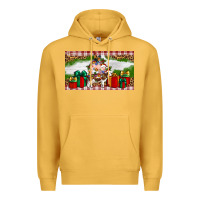 Mustard Stocked christmas farm Premium Hoodie - Artiststas