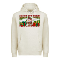Oatmeal Heather Stocked christmas farm Premium Hoodie - Artiststas