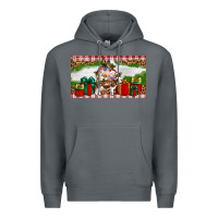 Rock Stocked christmas farm Premium Hoodie - Artiststas