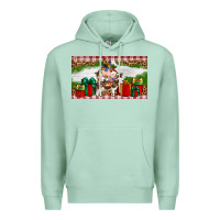 Seafoam Stocked christmas farm Premium Hoodie - Artiststas