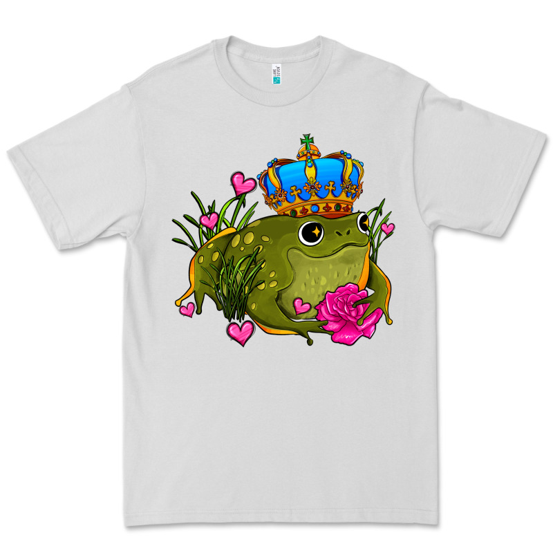 Valentines Day Frog Prince Olivia Premium Tee by OliviaCreatesArt | Teevron