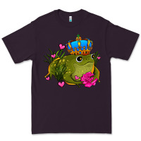 Plum valentines day frog prince olivia Premium Tee - OliviaCreatesArt
