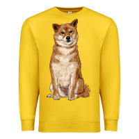 Lemon shiba inu Premium Sweatshirt - RanaPortraitStore