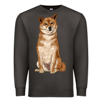 Smoke shiba inu Premium Sweatshirt - RanaPortraitStore