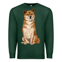 Sports Green shiba inu Premium Sweatshirt - RanaPortraitStore