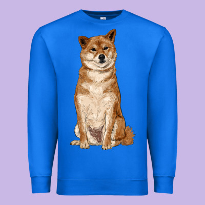Shiba Inu Premium Sweatshirt Designed By Ranaportraitstore
