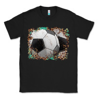 Black sports soccer background Classic Tee - Artiststas