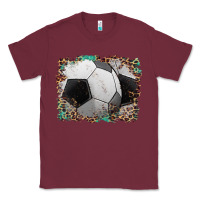 Burgundy sports soccer background Classic Tee - Artiststas