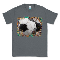 Charcoal Heather sports soccer background Classic Tee - Artiststas