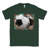 Sports Green sports soccer background Classic Tee - Artiststas