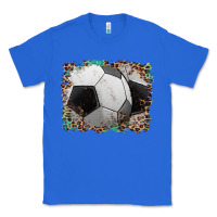 True Royal sports soccer background Classic Tee - Artiststas