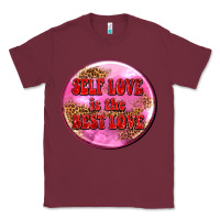 Burgundy self love is the best love olivia Classic Tee - OliviaCreatesArt