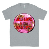 Heather Grey self love is the best love olivia Classic Tee - OliviaCreatesArt