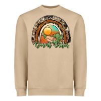 Mushroom desert vibes rainbow Heavyweight Sweatshirt - JahusDesignShop