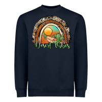 Navy desert vibes rainbow Heavyweight Sweatshirt - JahusDesignShop