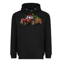 Black christmas farm Heavyweight Hoodie - RanaPortraitStore