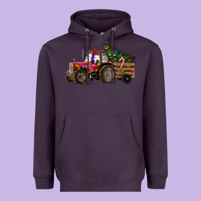 Christmas Farm Heavyweight Hoodie Designed By Ranaportraitstore