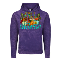 Cloud Purple fall pumpkin art Vintage Hoodie - CowhideDigitalArt