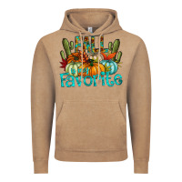 Vintage Coffee fall pumpkin art Vintage Hoodie - CowhideDigitalArt