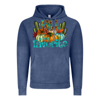 Vintage Denim fall pumpkin art Vintage Hoodie - CowhideDigitalArt