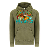 Vintage Olive fall pumpkin art Vintage Hoodie - CowhideDigitalArt