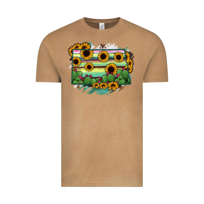 North Dakota State Map Vintage Tee by RanaPortraitStore | Teevron