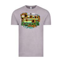 Vintage Zinc North Dakota State Map Vintage Tee - RanaPortraitStore
