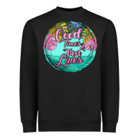 Black good times and tan lines Heavyweight Sweatshirt - JahusDesignShop