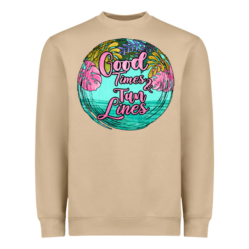 Good Times And Tan Lines Heavyweight Sweatshirt by JahusDesignShop | Teevron