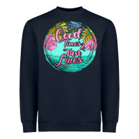 Navy good times and tan lines Heavyweight Sweatshirt - JahusDesignShop