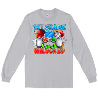 Moon Dust 1st Grade Level Unlocked Long Sleeve Tee - CowhideDigitalArt