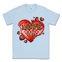 Dusty Blue love bites olivia Classic Tee - OliviaCreatesArt