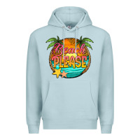 Blue Mist beach please Premium Hoodie - Jasminsmagicworld