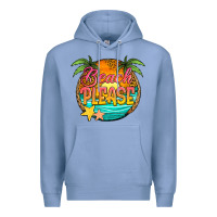 Colony Blue beach please Premium Hoodie - Jasminsmagicworld